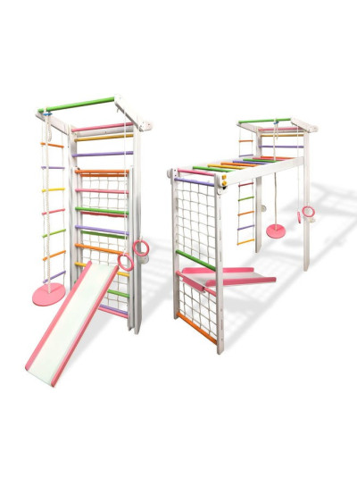 Спортивний комплекс Трансформер з гіркою Ласочка 